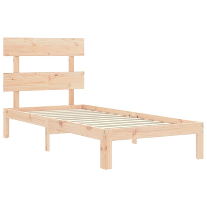 Bed Frame without Mattress Small Single Solid Wood Pine