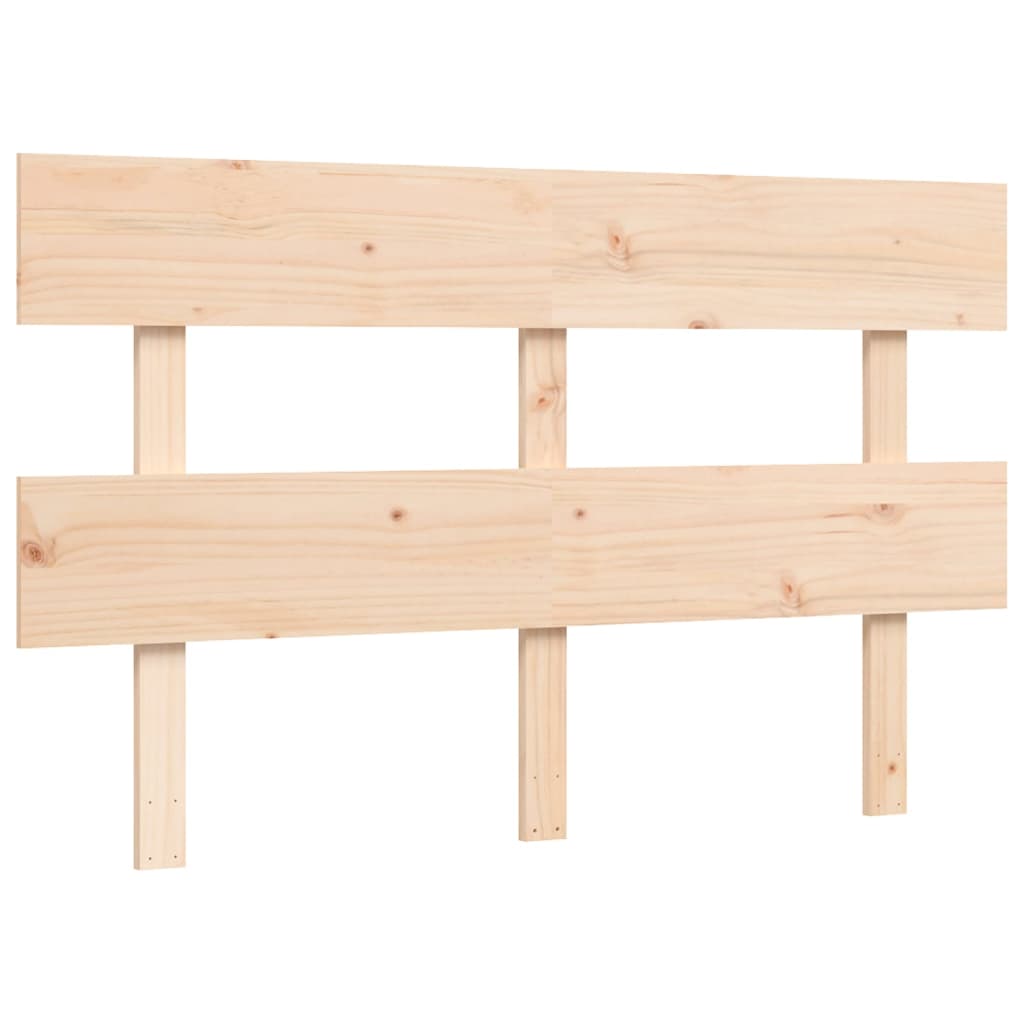Bed Frame without Mattress 140x190 cm Solid Wood Pine