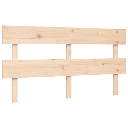 Bed Frame without Mattress King Size Solid Wood Pine
