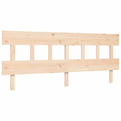 Bed Frame without Mattress 200x200 cm Solid Wood Pine