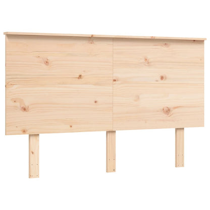 Bed Frame without Mattress 140x190 cm Solid Wood Pine