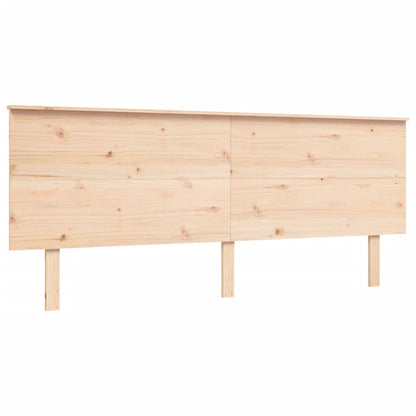 Bed Frame without Mattress 200x200 cm Solid Wood Pine