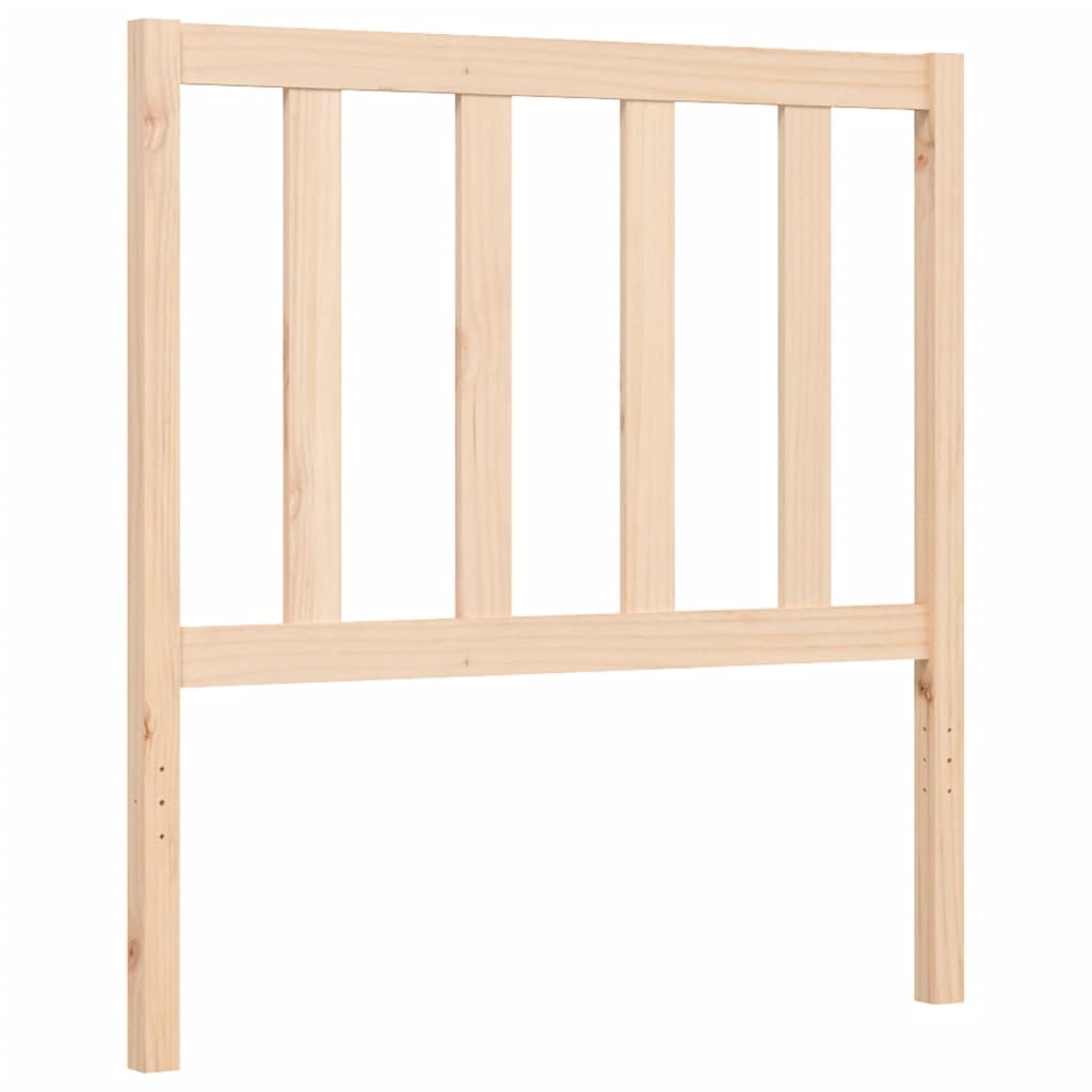 Bed Frame without Mattress 90x200 cm Solid Wood Pine