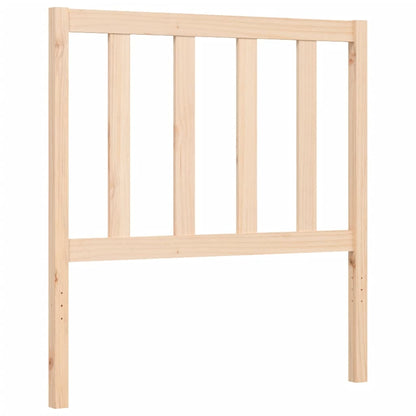 Bed Frame without Mattress 90x200 cm Solid Wood Pine