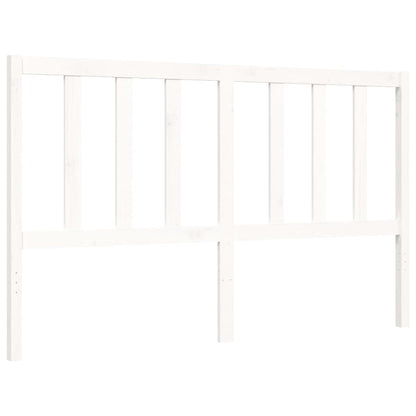 Bed Frame without Mattress White 160x200 cm Solid Wood Pine