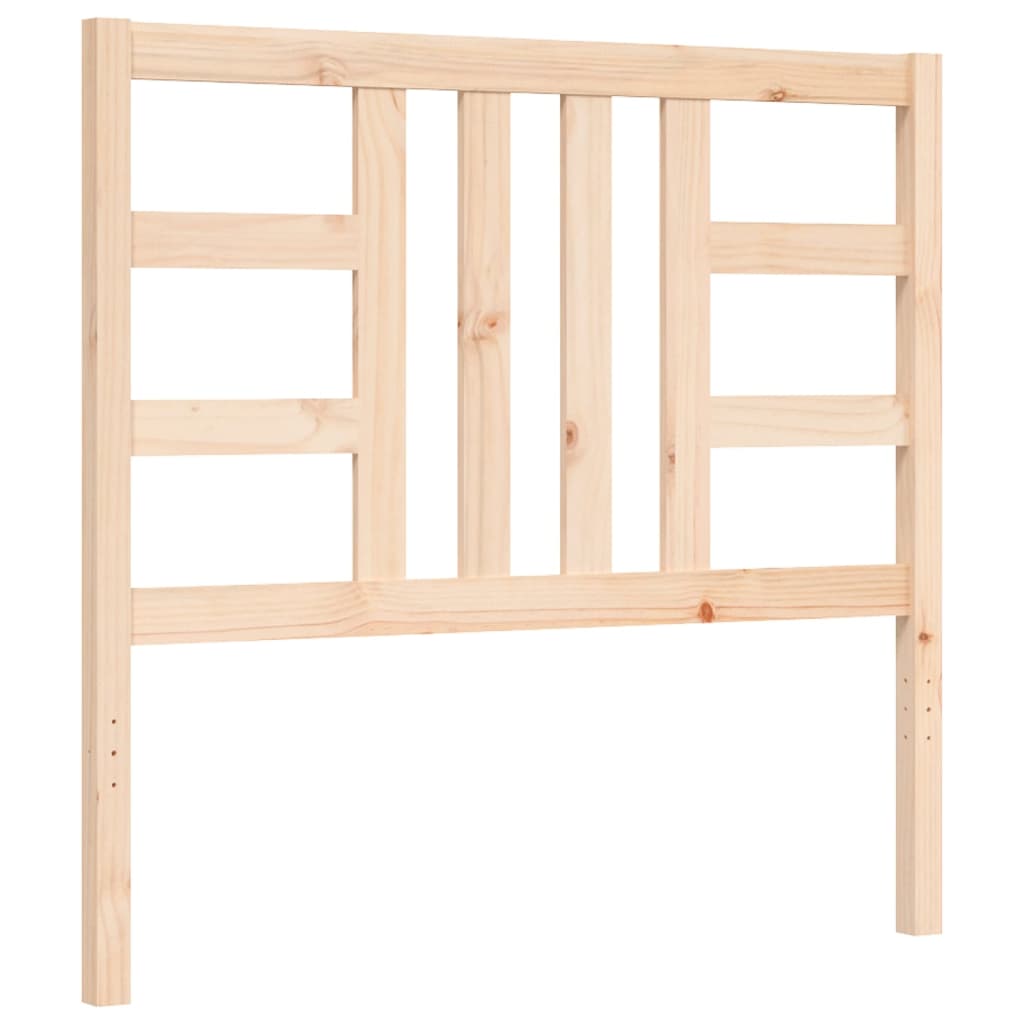 Bed Frame without Mattress Single Solid Wood Pine