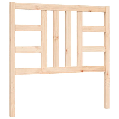 Bed Frame without Mattress Single Solid Wood Pine