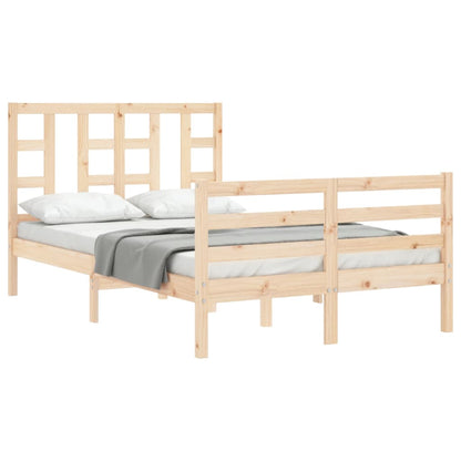 Bed Frame without Mattress Small Double Solid Wood Pine
