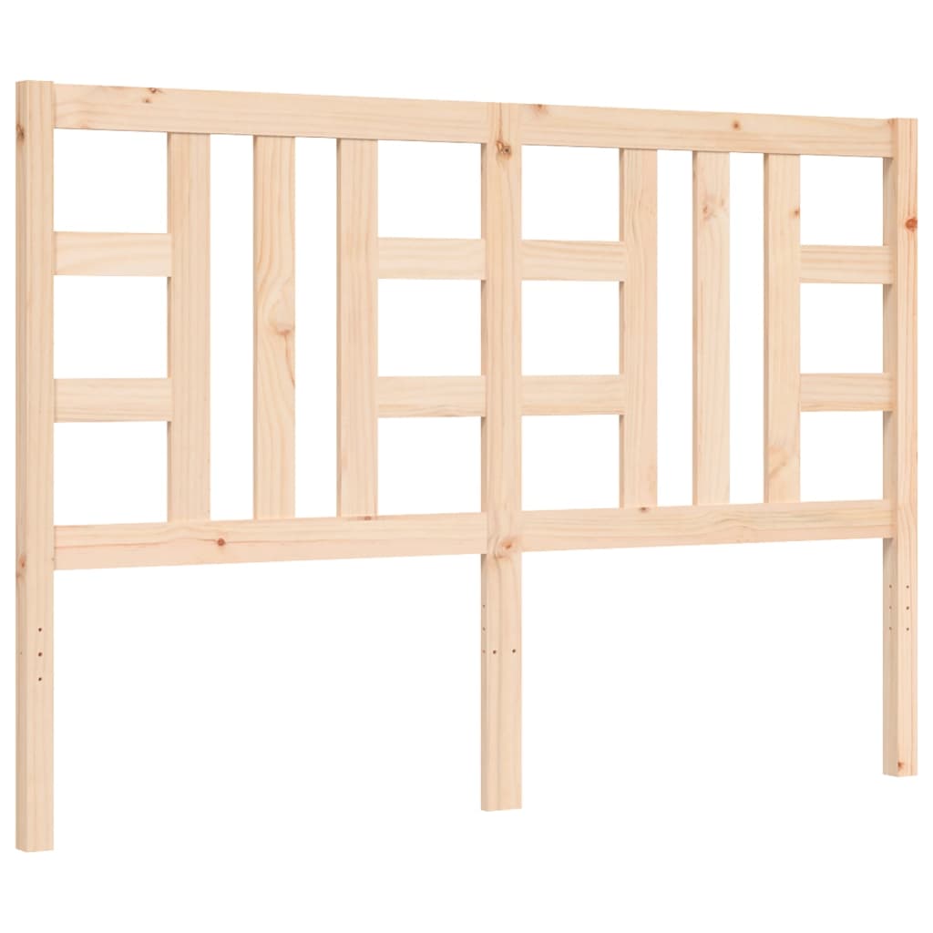 Bed Frame without Mattress 140x200 cm Solid Wood
