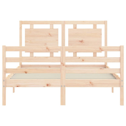 Bed Frame without Mattress 120x200 cm Solid Wood