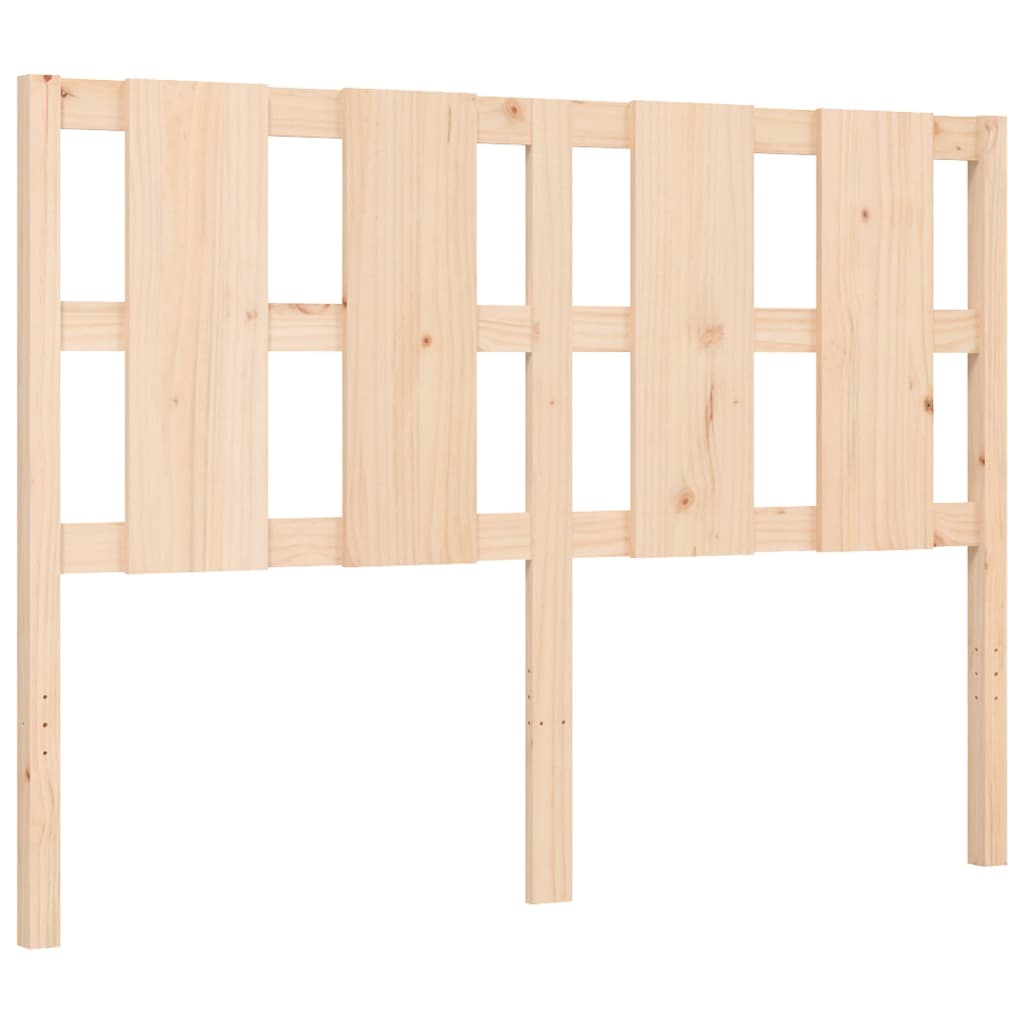 Bed Frame without Mattress 140x190 cm Solid Wood