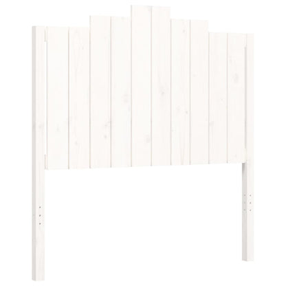 Bed Frame without Mattress White 100x200 cm Solid Wood