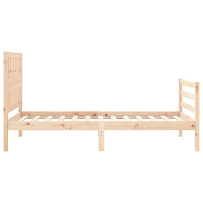Bed Frame without Mattress Small Single Solid Wood