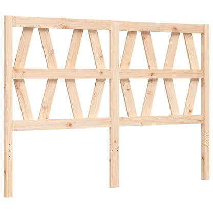 Bed Frame without Mattress 140x190 cm Solid Wood
