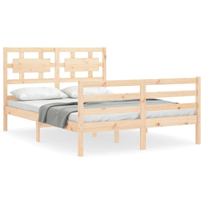 Bed Frame without Mattress 120x200 cm Solid Wood