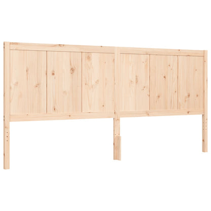 Bed Frame without Mattress 200x200 cm Solid Wood