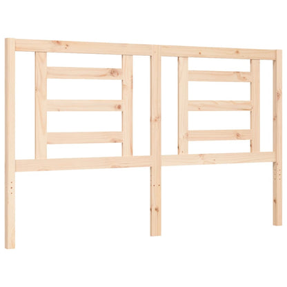 Bed Frame without Mattress King Size Solid Wood