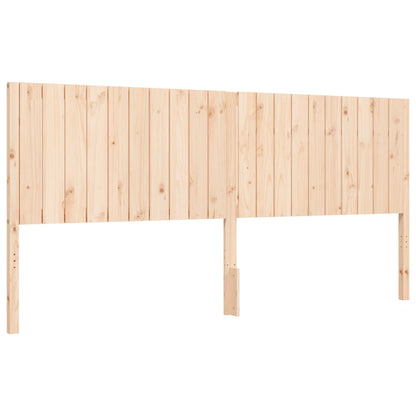 Bed Frame without Mattress 200x200 cm Solid Wood