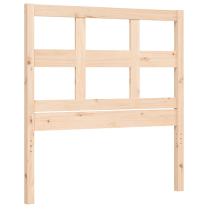 Bed Frame without Mattress 90x200 cm Solid Wood