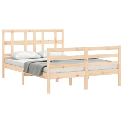 Bed Frame without Mattress 120x200 cm Solid Wood