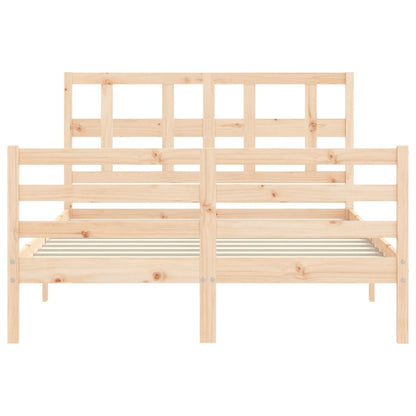 Bed Frame without Mattress 120x200 cm Solid Wood