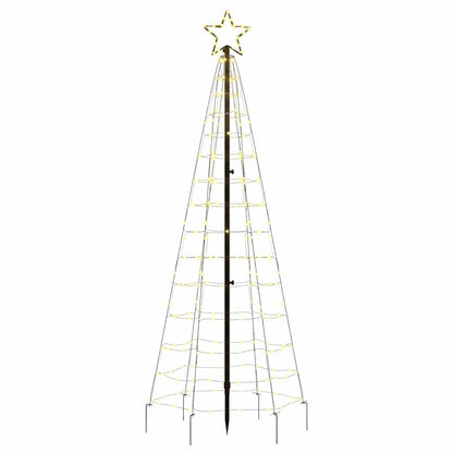 LED Christmas Tree with Spikes 220 LEDs Warm White 180 cm