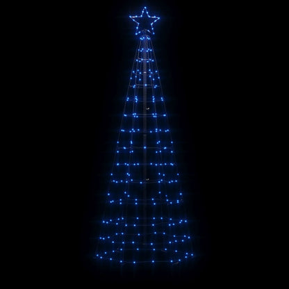 LED Christmas Tree with Spikes 220 LEDs Blue 180 cm