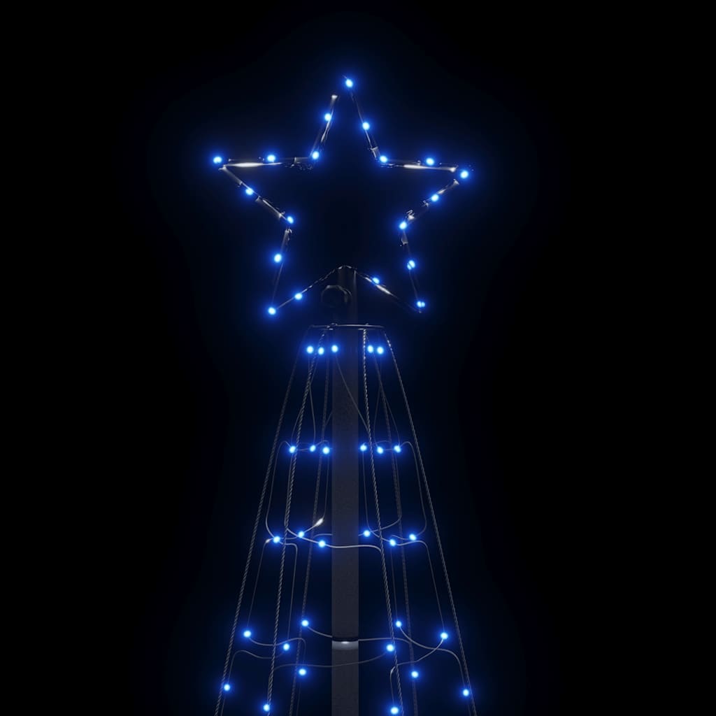 LED Christmas Tree with Spikes 220 LEDs Blue 180 cm