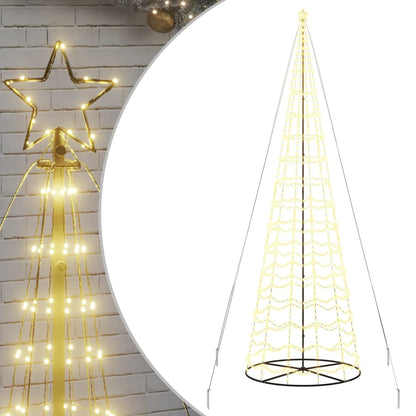 LED Christmas Tree 1554 LEDs Warm White 500 cm