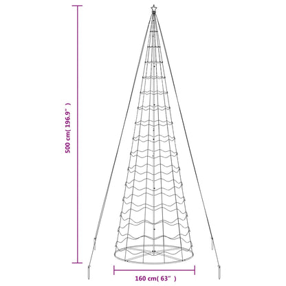 LED Christmas Tree 1554 LEDs Warm White 500 cm