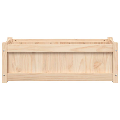 Garden Planters 2 pcs Solid Wood Pine