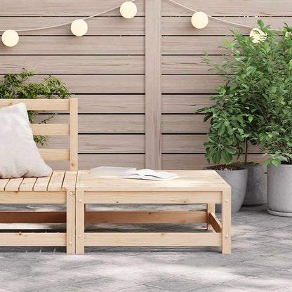 Garden Footstool 70x70x30 cm Solid Wood Pine