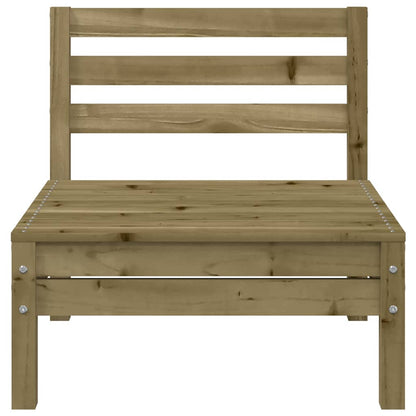 Garden Sofa Armless Impregnated Wood Pine