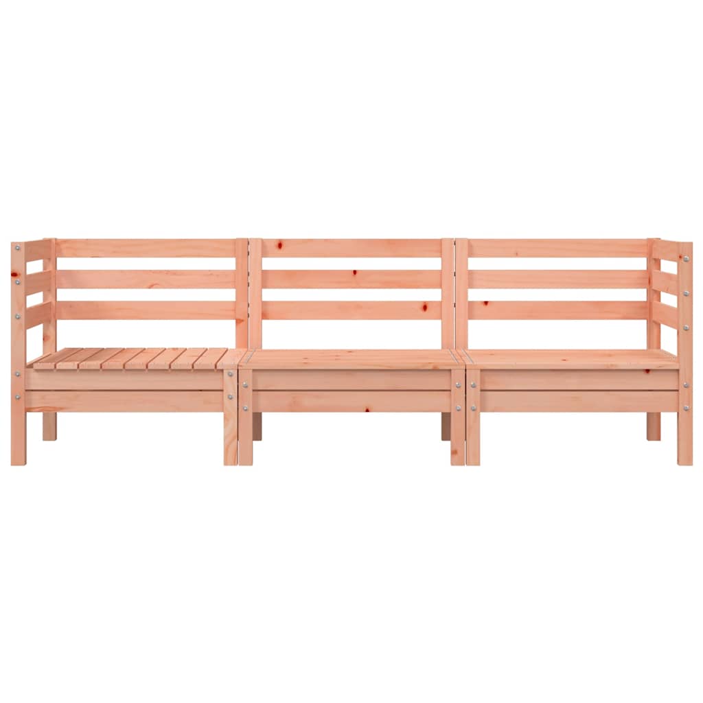 Garden Sofa 3-Seater Solid Wood Douglas
