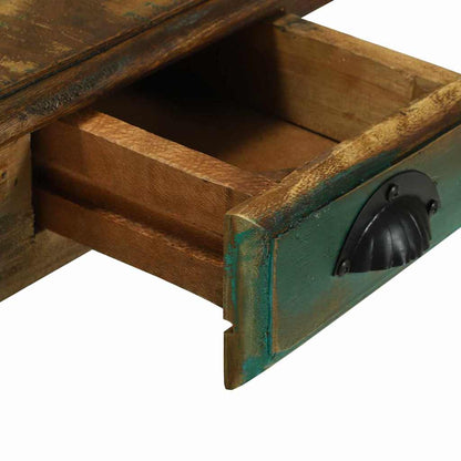 Desk Brown 112 x 55 x 76 cm Solid Reclaim wood