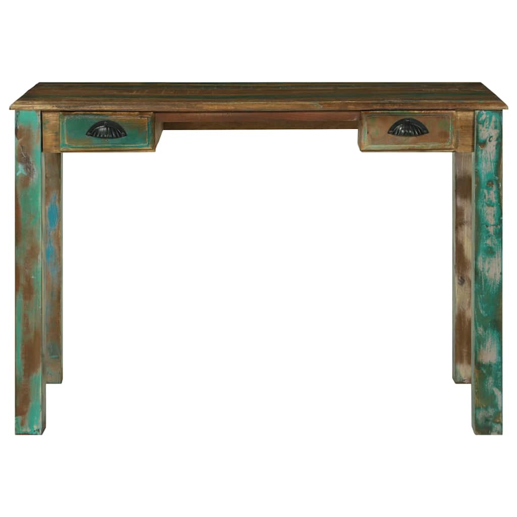Desk Brown 112 x 55 x 76 cm Solid Reclaim wood