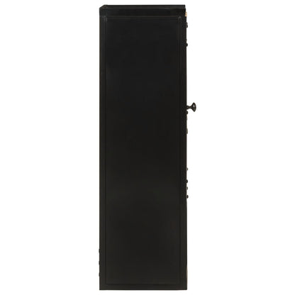 Bathroom Cabinet 40x27x90 cm Iron and Solid Wood Mango