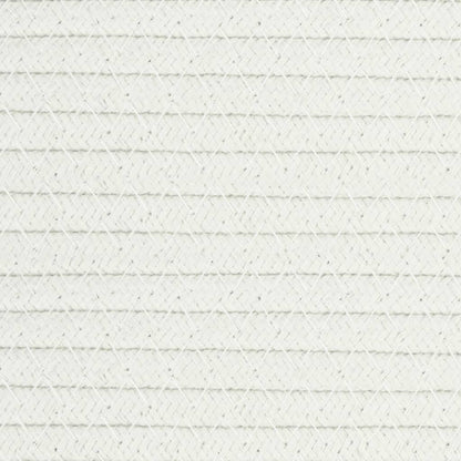 Storage Basket Grey and White Ø38x46 cm Cotton