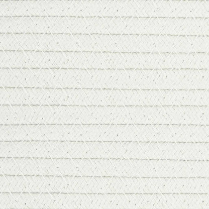 Storage Basket Black and White Ø49x65 cm Cotton