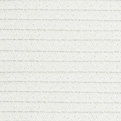 Storage Basket White Ø40x35 cm Cotton