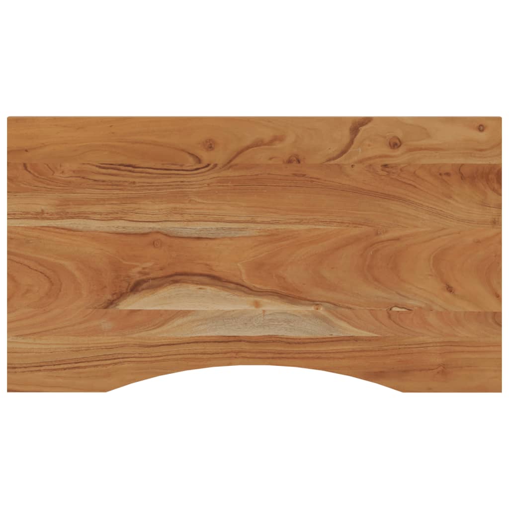 Desk Top 100x50x2.5 cm Rectangular Solid Wood Acacia