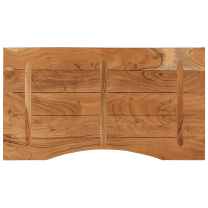 Desk Top 100x50x2.5 cm Rectangular Solid Wood Acacia