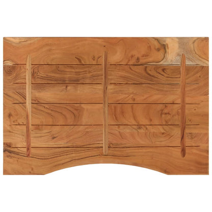 Desk Top 100x60x2.5 cm Rectangular Solid Wood Acacia