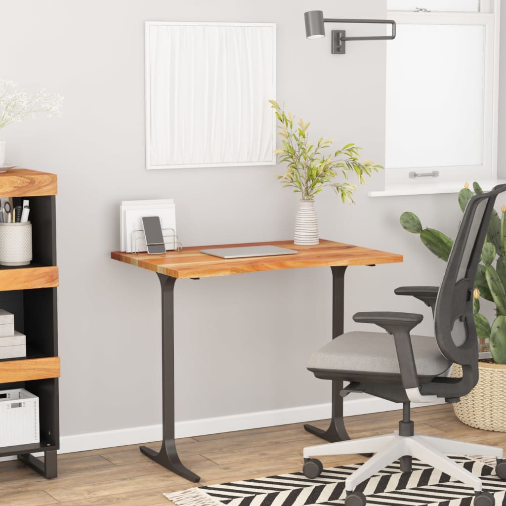 Desk Top 100x60x2.5 cm Rectangular Solid Wood Acacia