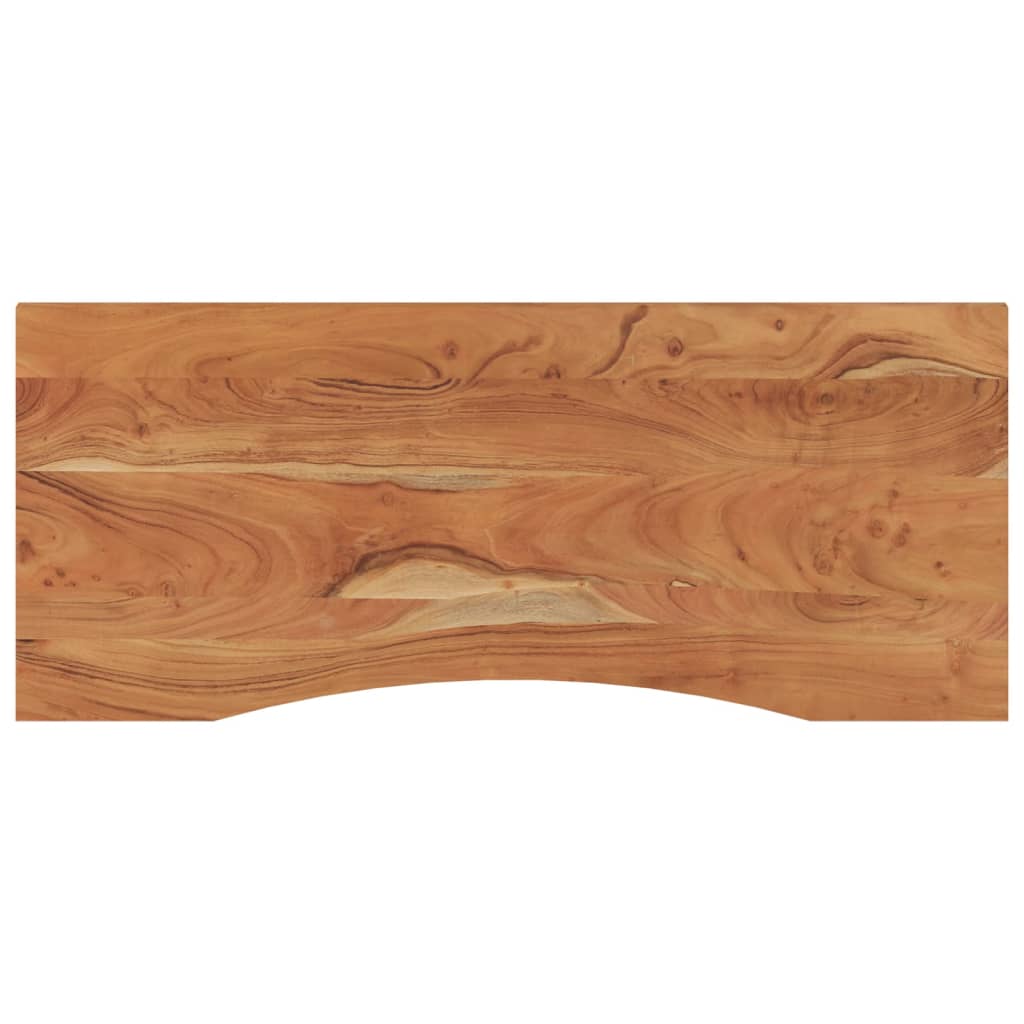 Desk Top 140x60x2.5 cm Rectangular Solid Wood Acacia