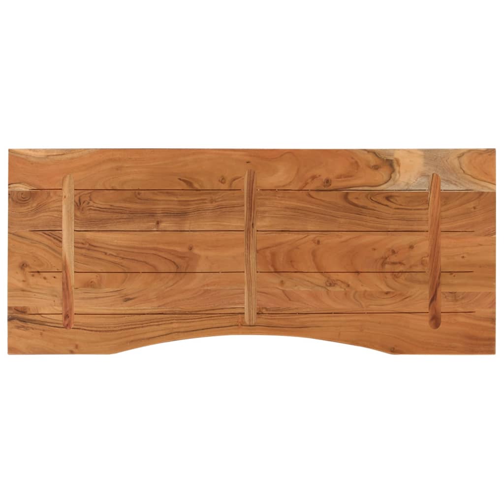 Desk Top 140x60x2.5 cm Rectangular Solid Wood Acacia