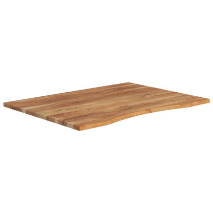 Desk Top 100x80x2.5 cm Rectangular Solid Wood Acacia