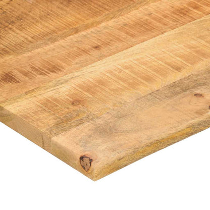 Desk Top with Curve 160x50x2.5 cm Solid Wood Rough Mango