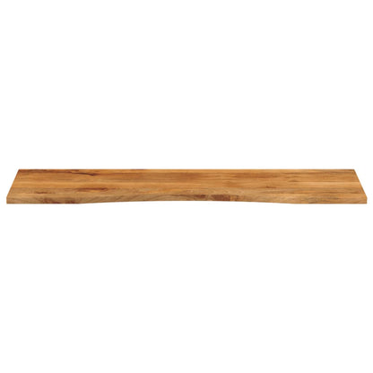 Desk Top with Curve 160x50x2.5 cm Solid Wood Rough Mango