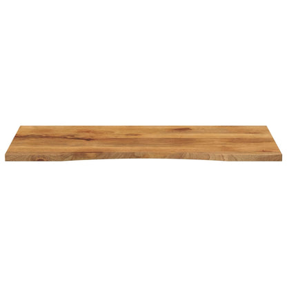 Desk Top with Curve 110x60x2.5 cm Solid Wood Rough Mango